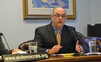 At a press conference explaining community revenue sharing and the purposes of my new bill