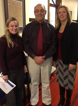 School counselors from the Anchorage School District visiting the office